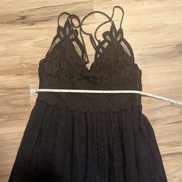 Three Bird Nest Black Dress, M - Picture 5 of 5